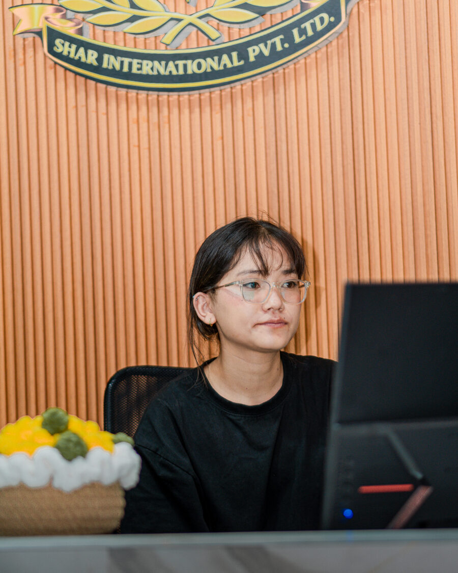 Namita Tamang, Front Desk Officer at Shar International